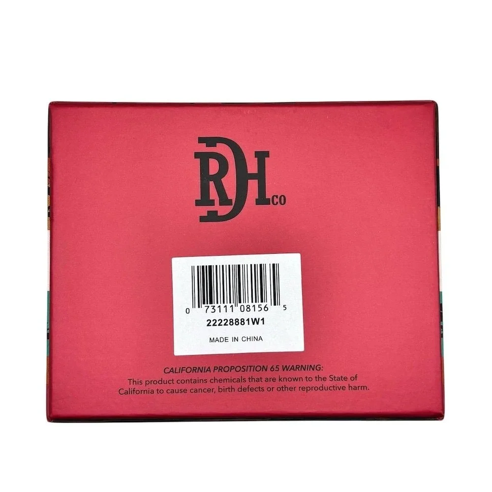 Red Dirt Hat Co Men's‎ Brown Bifold Wallet Genuine Leather